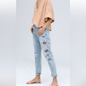 Citizens of Humanity Emerson Boyfriend Rock on Roses jeans